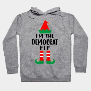 I'm The Democrat Elf Family Matching Group Christmas Costume Pajama Funny Gift Hoodie